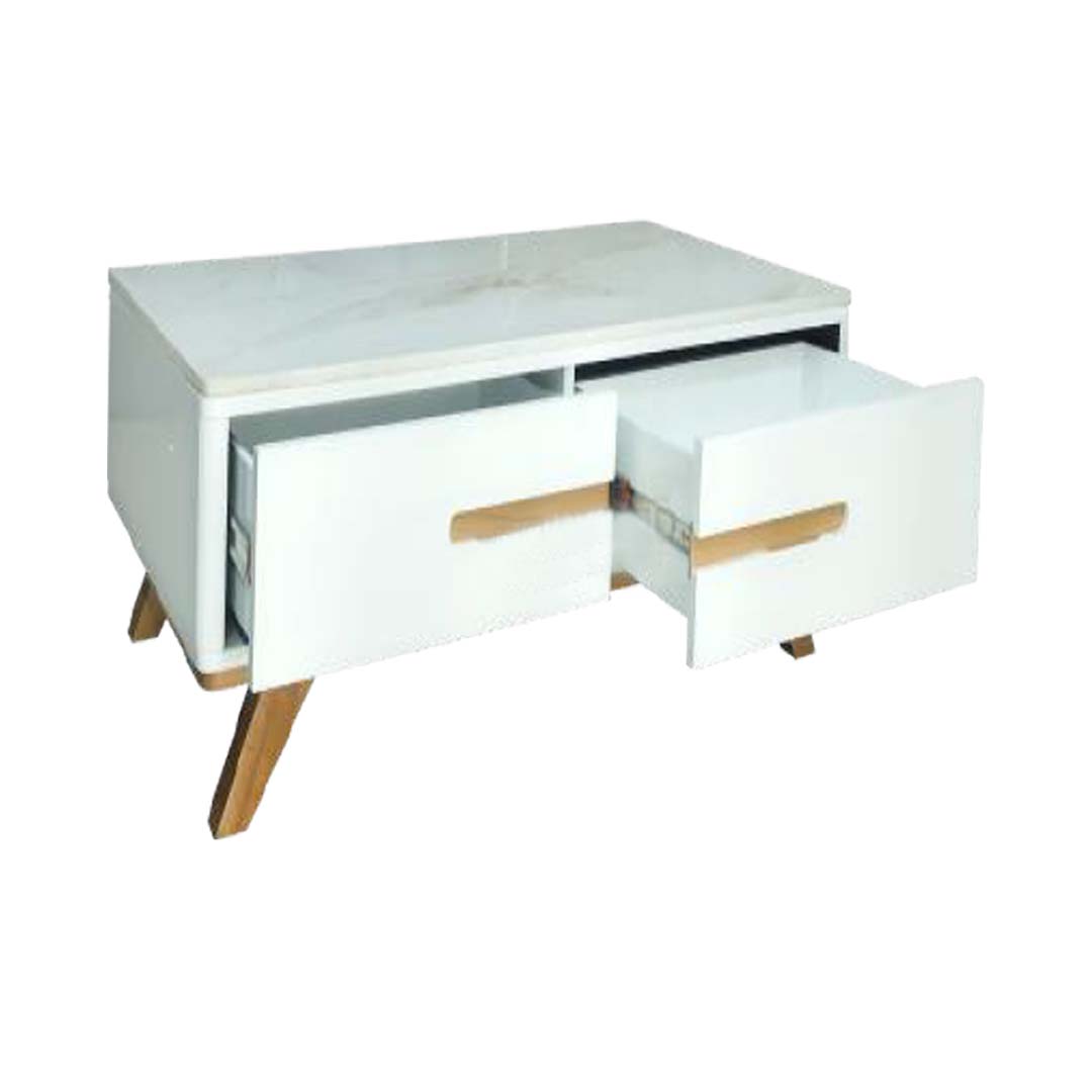 ODESSY (Center Table) Italian Top with 2 Drawer