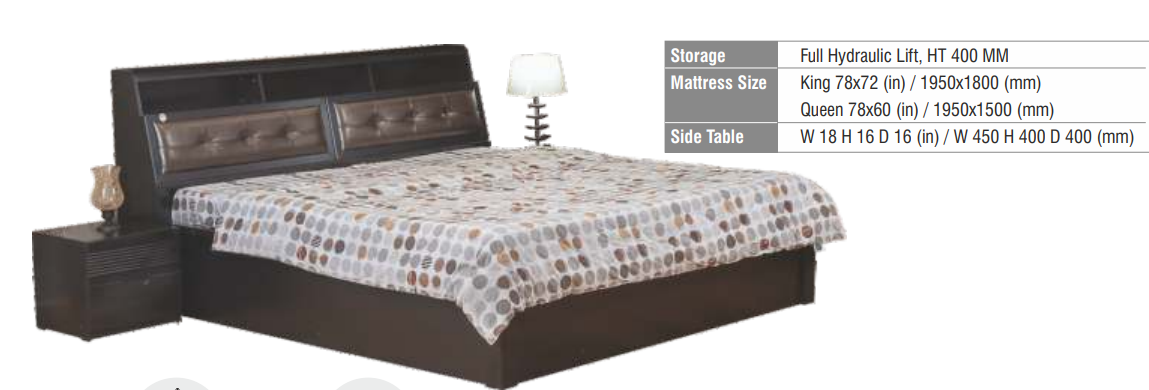 ARMOUR 1 King Size Bed